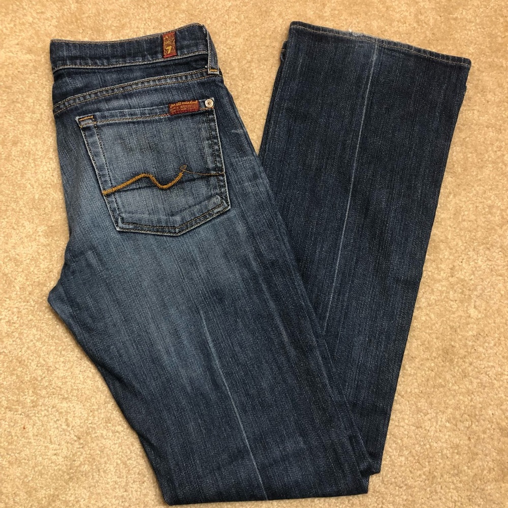 7 For All Mankind women’s bootcut jeans, size 27